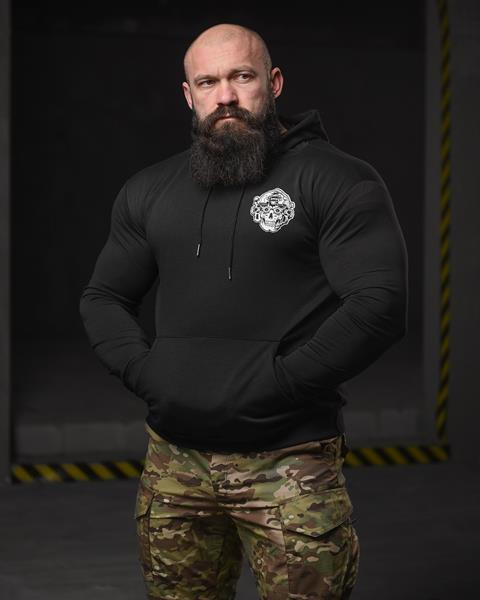 Худи Madoka (M-3XL) 712 black (деми)