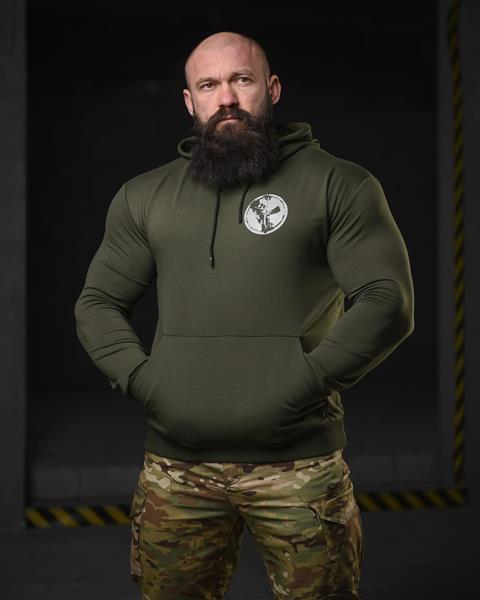 Худи Madoka (M-3XL) 716 khaki (деми)