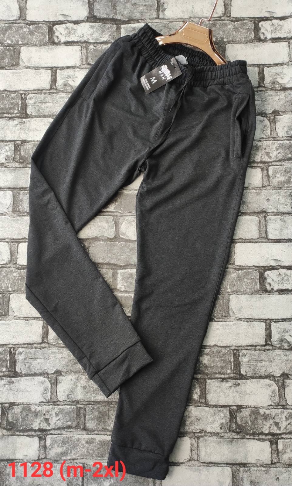 Штаны спорт Sport style (M-2XL) 1128 grey (деми)