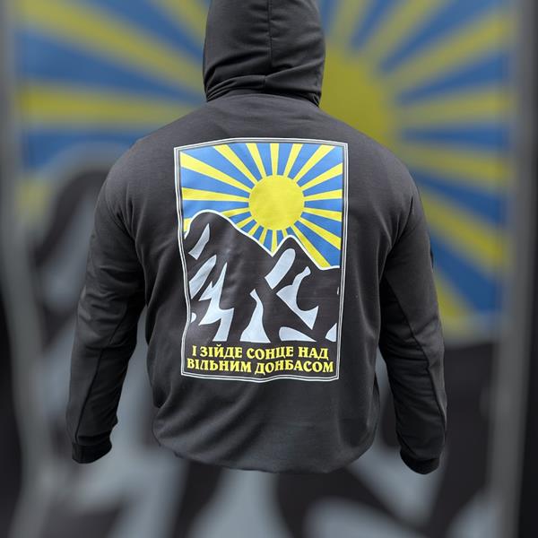 Худи Madoka (M-3XL) 783 black (деми)