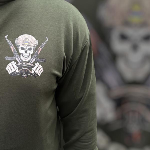 Худи Madoka (M-3XL) 788 khaki (деми)