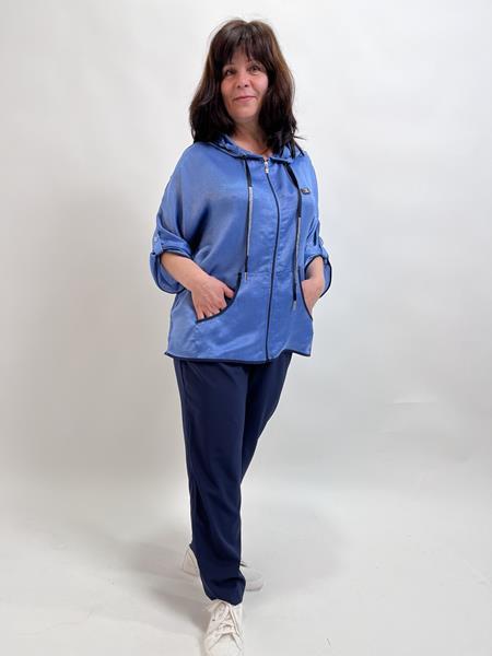 Костюм спорт LIArt (50-56) 893 l.blue (деми)