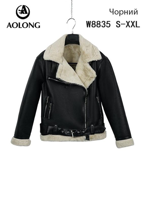 Куртка Immei (S-2XL) W8835 black (зима)