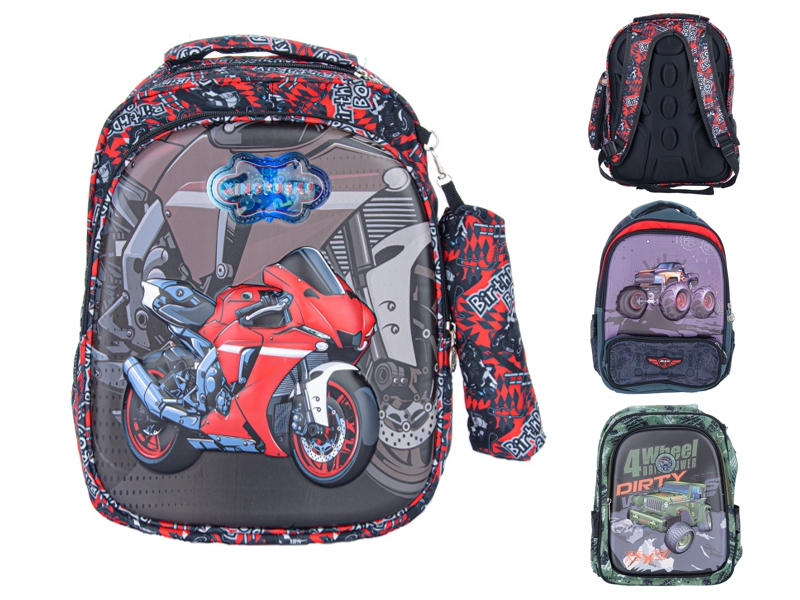 Рюкзак Red Hat clothes (25*35*15) Y1630-5 mix (деми)