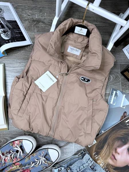Жилетка Modnulya (M-XL) BD7 brown (деми)