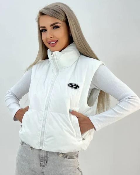 Жилетка Modnulya (M-XL) MD5 white (деми)