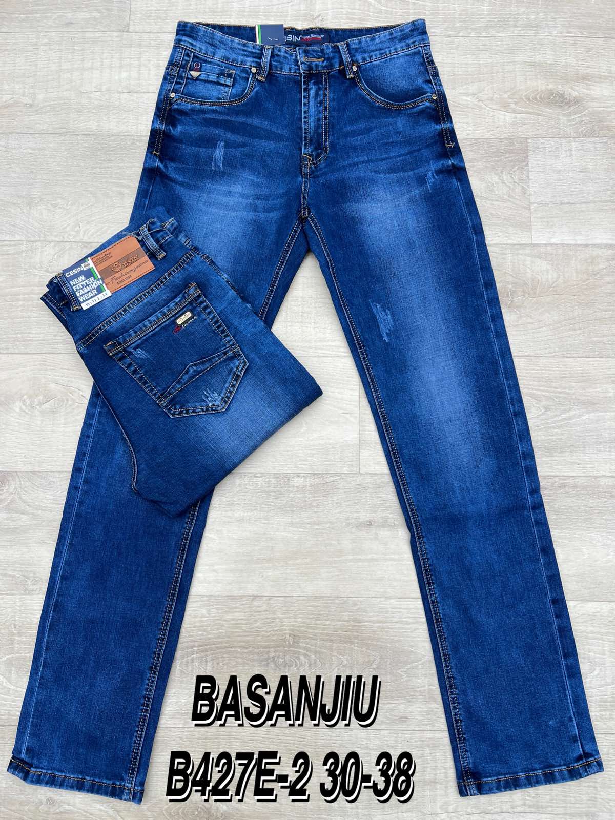 Джинсы God Baron (30-38) B427E-2 blue (деми)