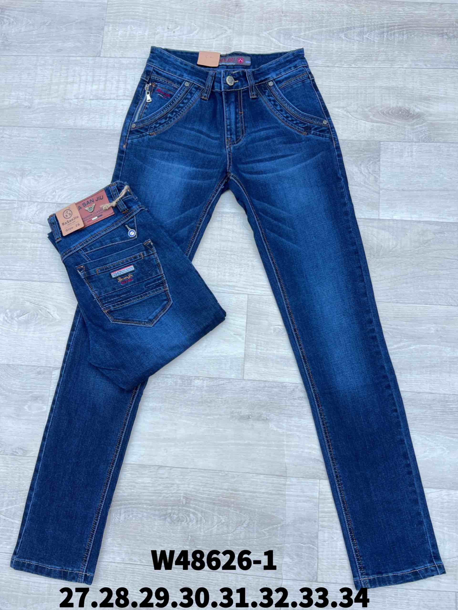 Джинсы God Baron (27-34) W48626-1 blue (деми)