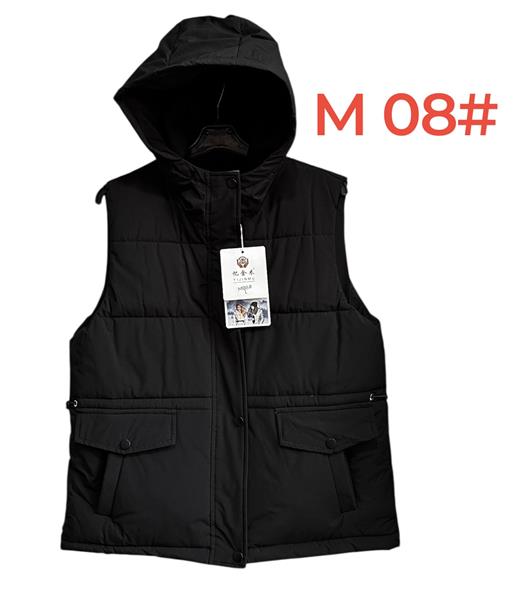 Жилетка Peng (M-2XL) M08 black (деми)