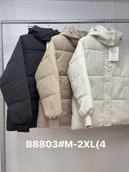 Куртка Jacket (M-2XL) B8803 milk (деми)