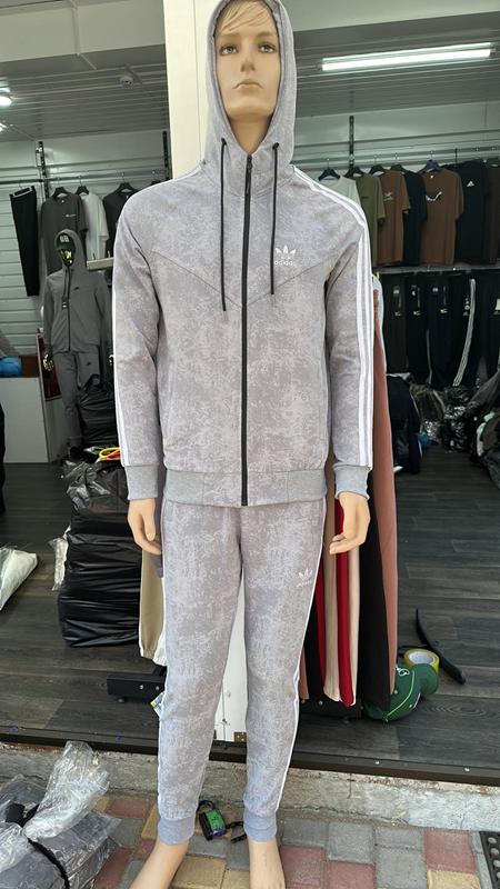 Костюм спорт Phi Hung (48-56) P238 grey (деми)