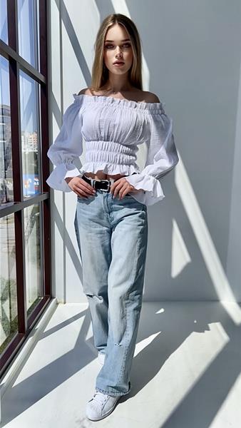 Блузка Miki Maki (146-164) MM254 white (деми)