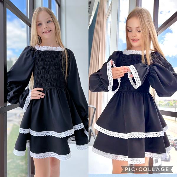 Платье Miki Maki (146-164) MM255 black (деми)