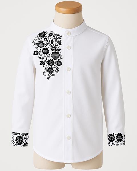 Вышиванка Miki Maki (122-152) MM272 white (деми)