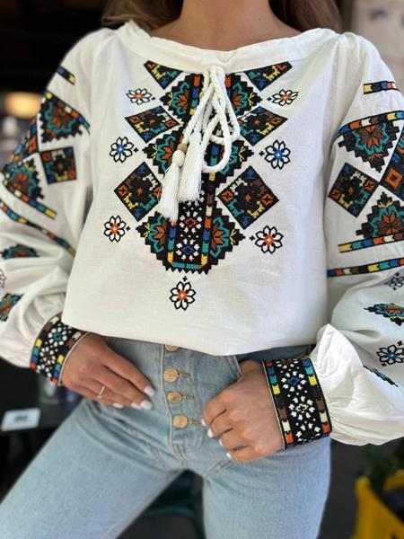 Вышиванка Miki Maki (S-L) MM279 white (деми)