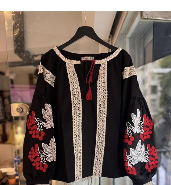 Вышиванка Miki Maki (S-L) MM280 black (деми)