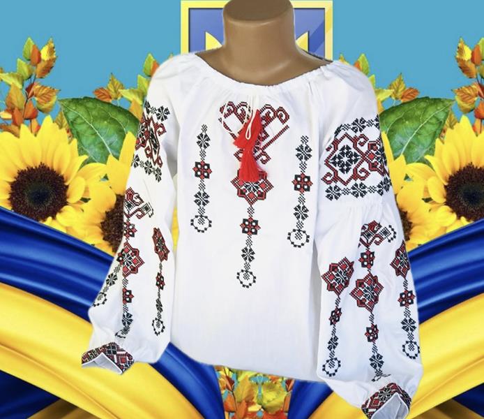 Вышиванка Miki Maki (122-146) MM286 white (деми)