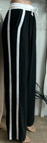 Штаны спорт Sport style (S-XL) 3314 black (деми)