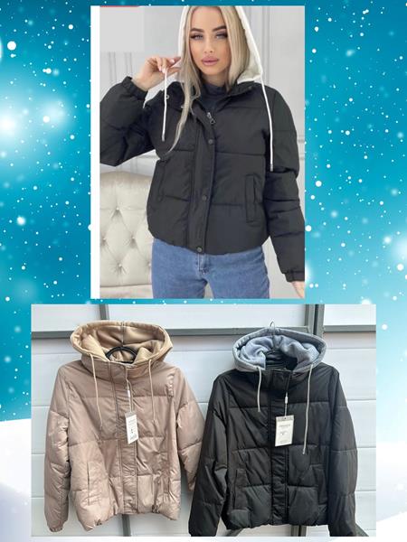 Куртка Шаолинь (42-48) KX2102-2 black-grey (деми)