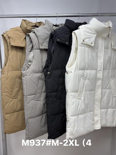 Жилетка Jacket (M-2XL) M937 white (деми)