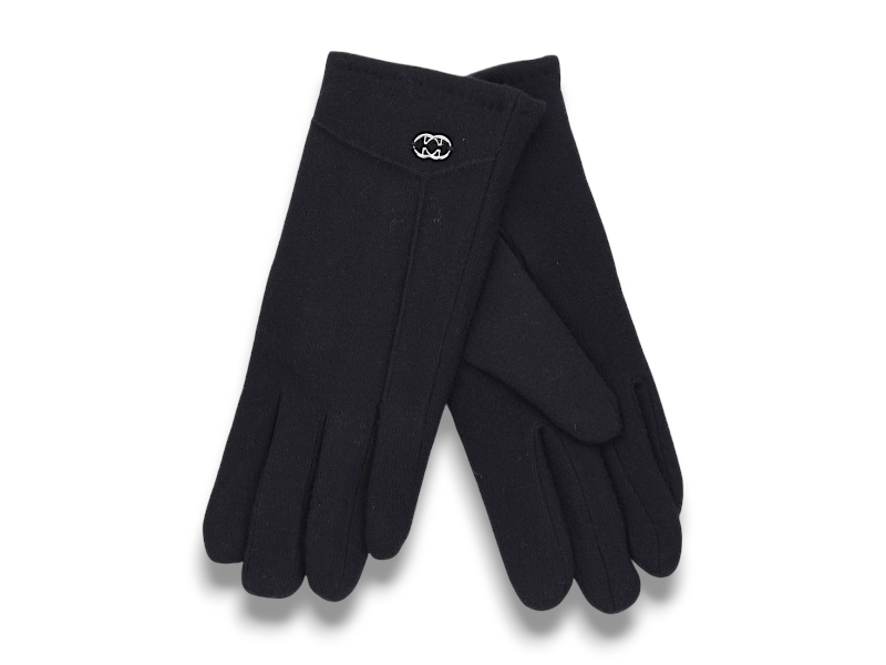 Перчатки КОРОЛЕВА (6.5-8.5) B15-75 black (зима)