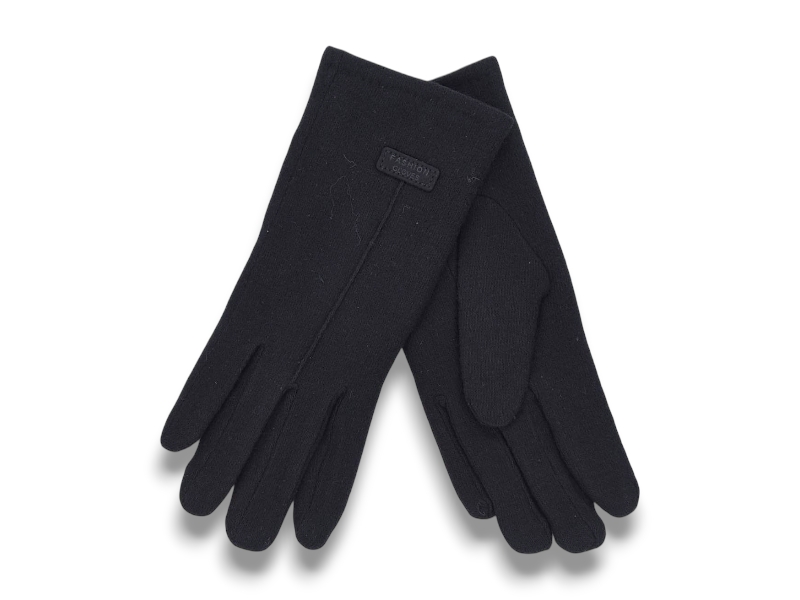 Перчатки КОРОЛЕВА (6.5-8.5) B15-81 black (зима)