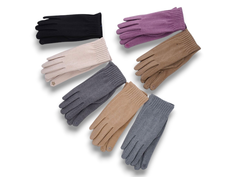 Перчатки КОРОЛЕВА (6.5-8.5) B3-62 mix (зима)