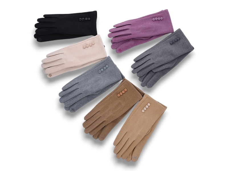 Перчатки КОРОЛЕВА (6.5-8.5) B3-89 mix (зима)