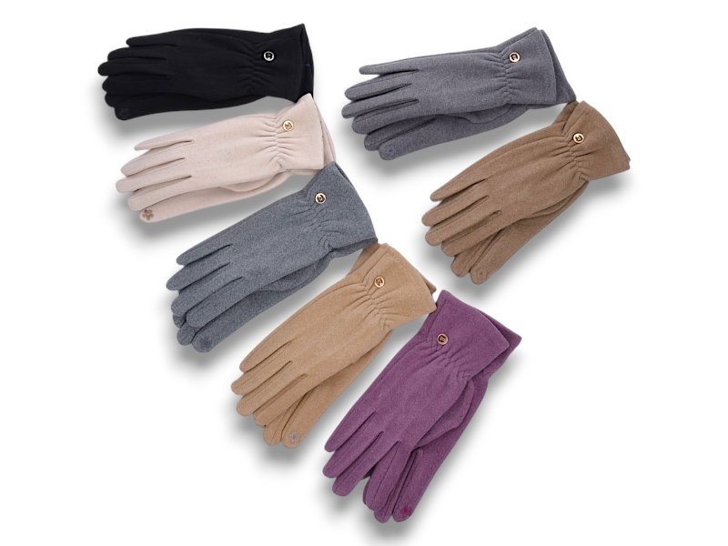 Перчатки КОРОЛЕВА (6.5-8.5) B3-95 mix (зима)