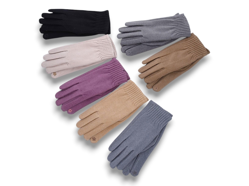 Перчатки КОРОЛЕВА (6.5-8.5) B6-62 mix (зима)