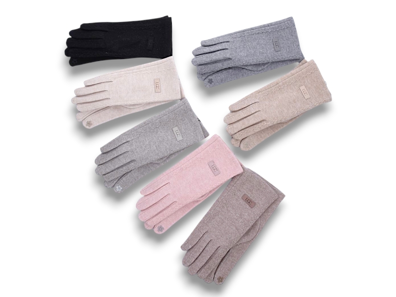 Перчатки КОРОЛЕВА (6.5-8.5) В16-91 mix (зима)