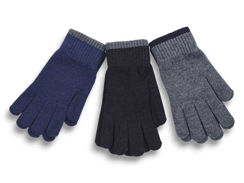 Перчатки КОРОЛЕВА (one size) A216 mix (зима)