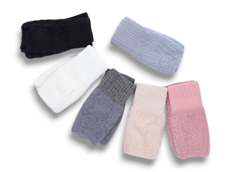 Варежки КОРОЛЕВА (one size) B46 mix (зима)