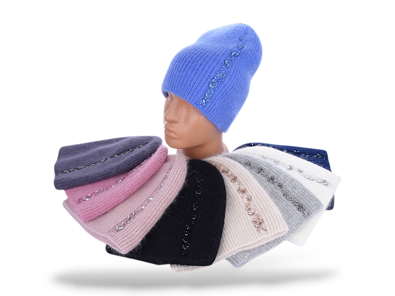 Шапка КОРОЛЕВА (one size) J11 mix (зима)