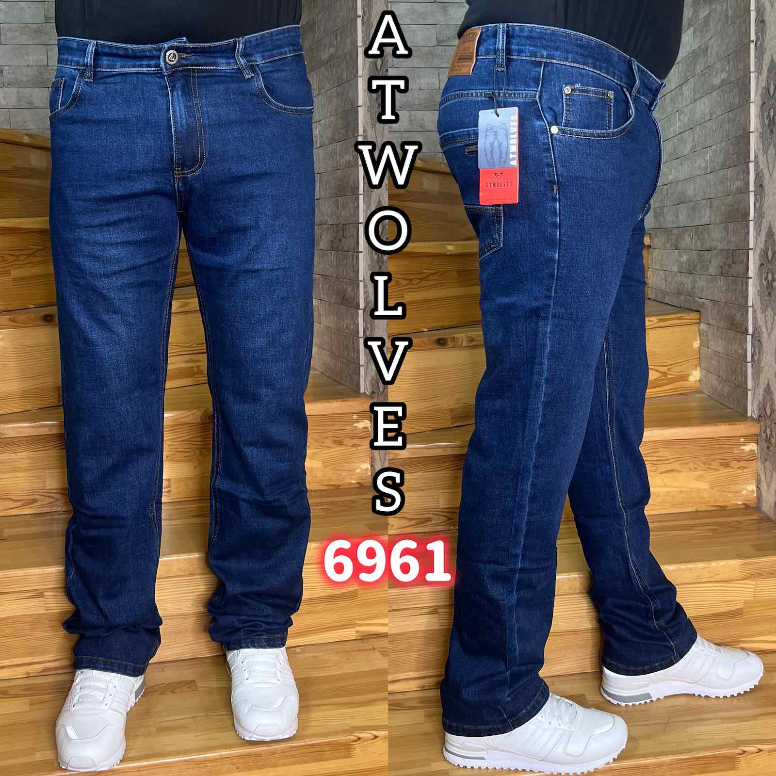 Джинсы God Baron (30-38) 6961 blue (деми)