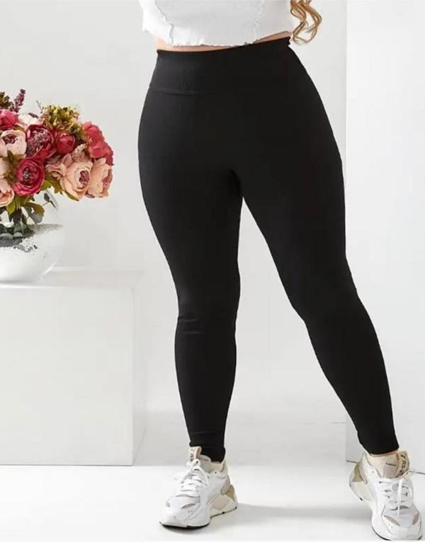 Лосины Acheal (2XL-4XL) A123 black (деми)