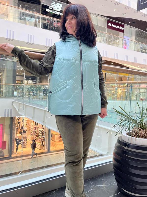 Жилетка LIArt (50-60) 878 l.blue (деми)