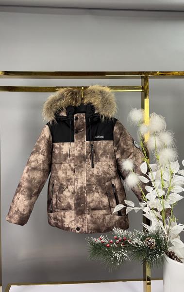 Куртка Delfinka (134-158) WK607 brown (зима)