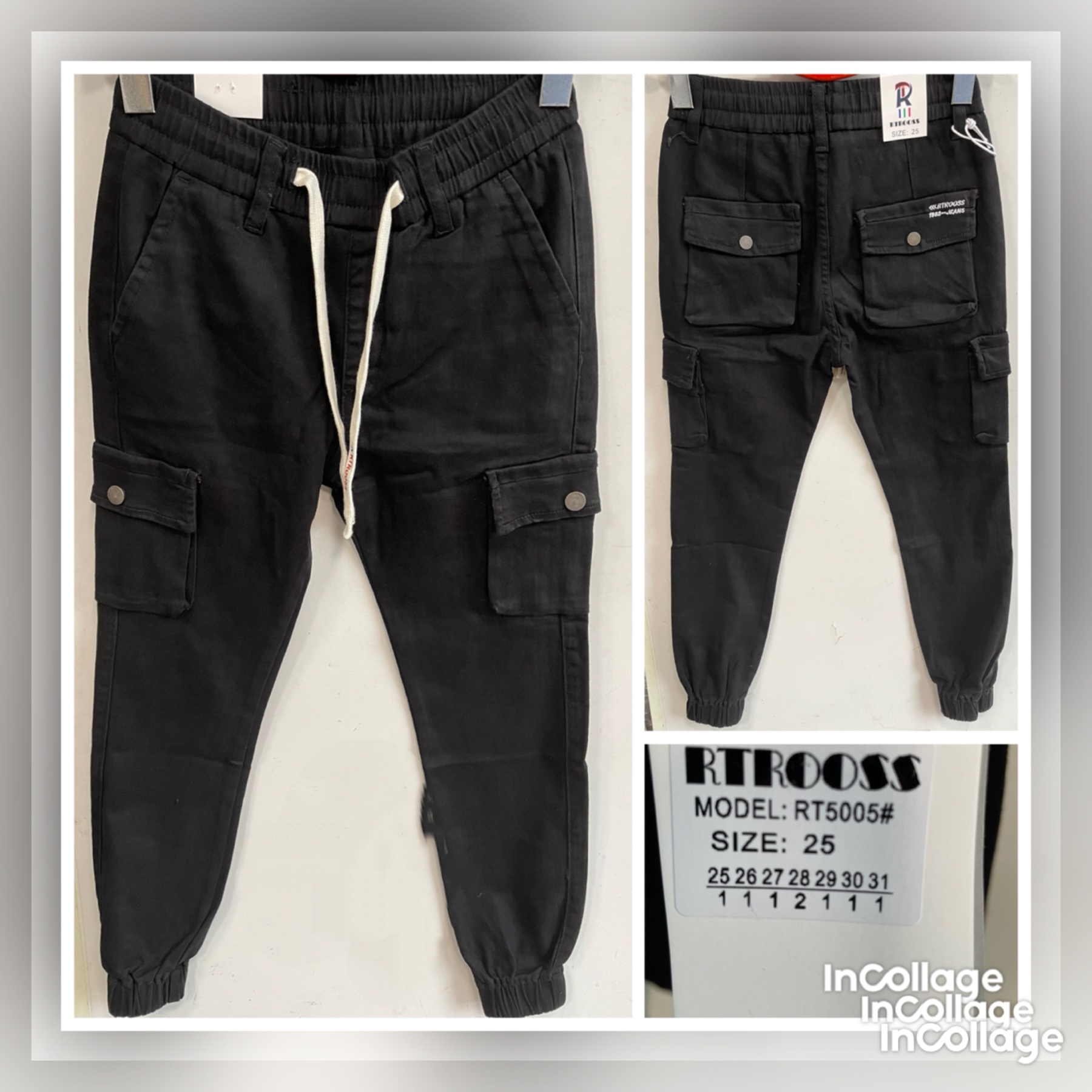 Штаны God Baron (25-31) RT5005 black (деми)