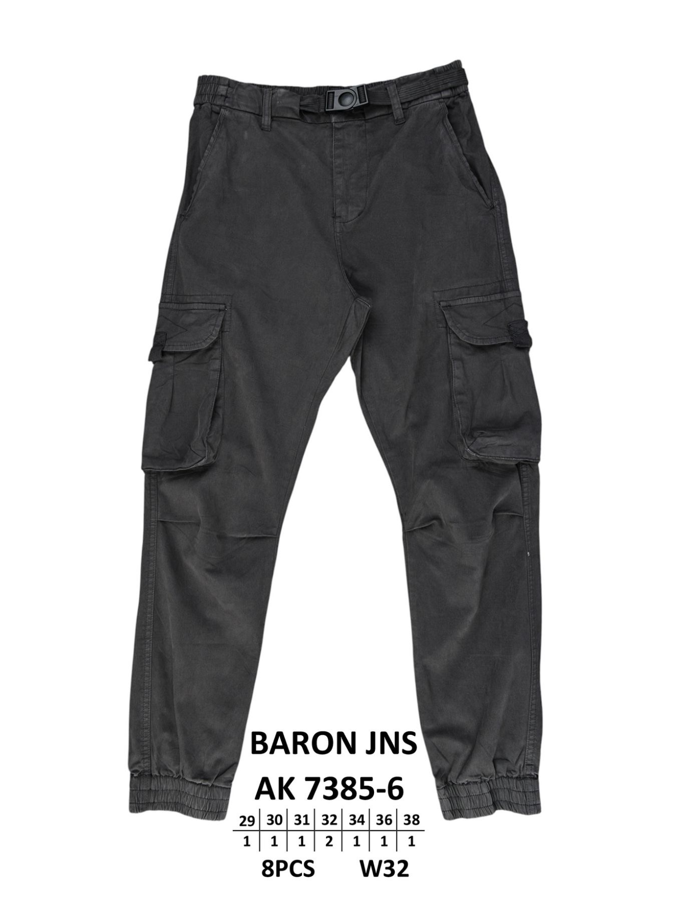 Штаны God Baron (29-38) AK 7385-6 grey (деми)