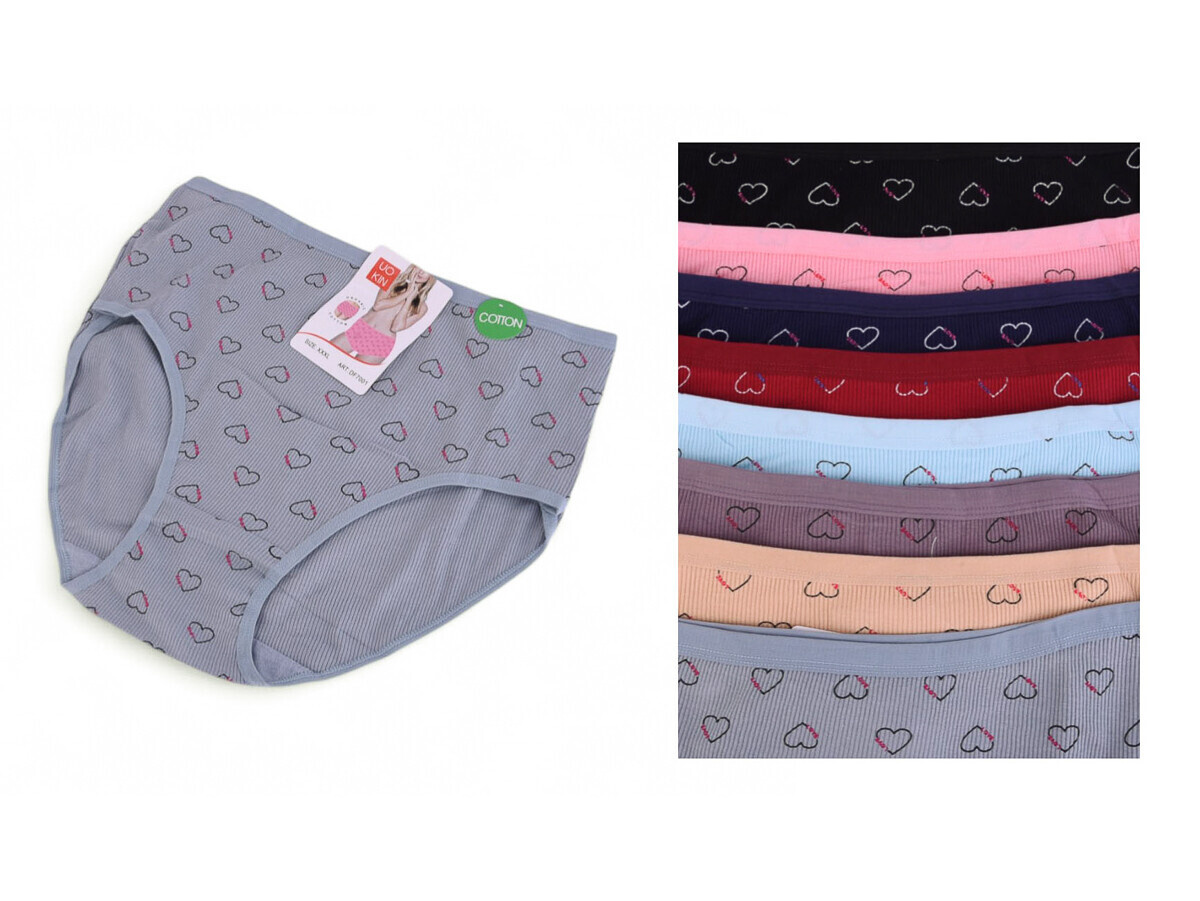 Трусы Textile (3XL-5XL) DF7001 mix (деми)