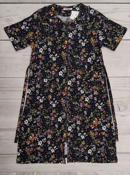 Халат Annet (48-56) YT3337-1 black (лето)