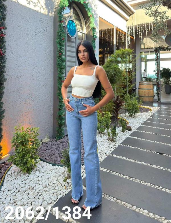 Джинсы Jeans Style (34-40) 2062-1384 l.blue (деми)