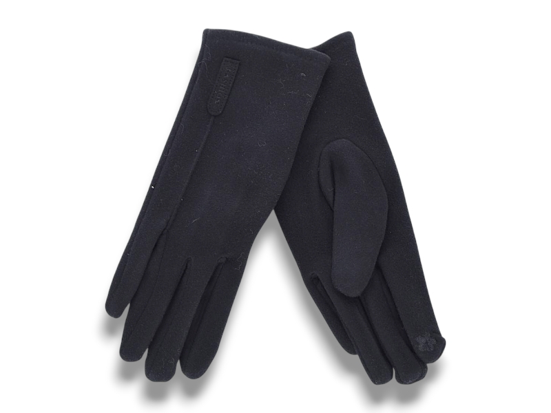 Перчатки КОРОЛЕВА (6.5-8.5) B11-61 black (зима)