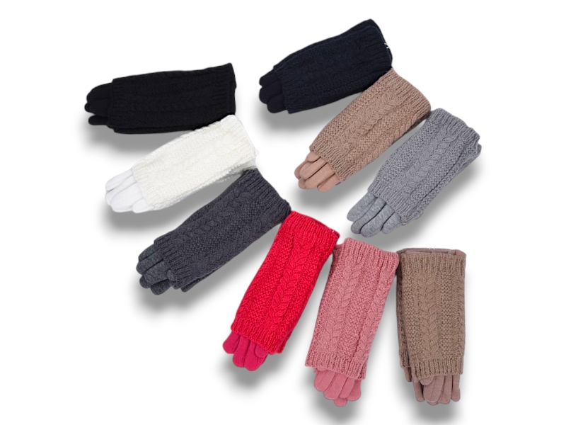 Перчатки KH clothes (6-10) 269-4 mix (зима)