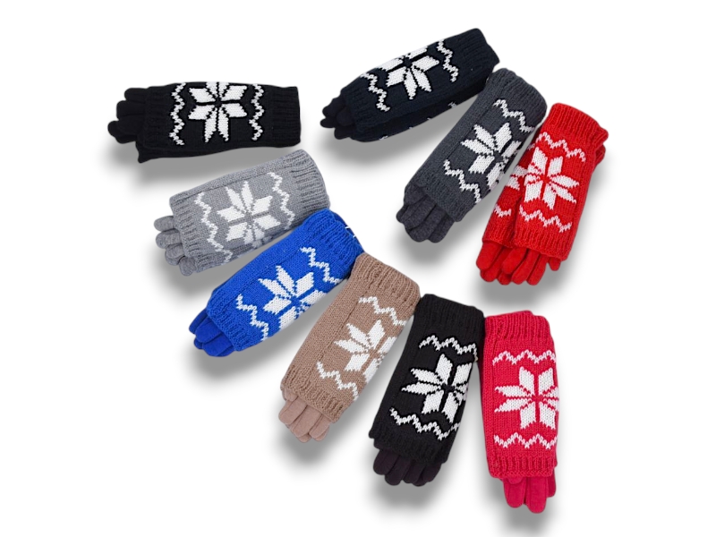 Перчатки KH clothes (5-7) 80-2 mix (зима)