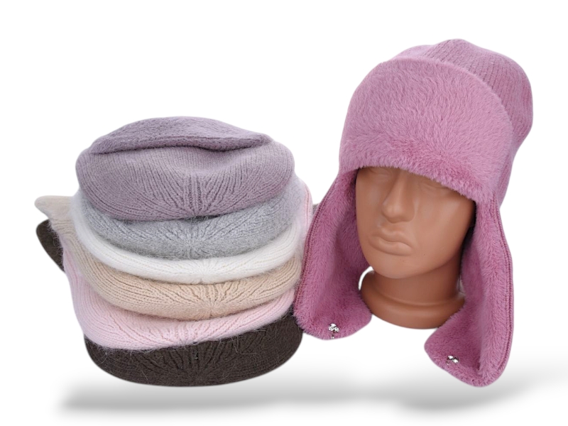 Шапка КОРОЛЕВА (one size) J05 mix (зима)