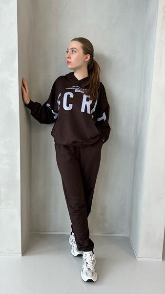 Костюм спорт Annet (S-XL) AZ0162 brown (зима)