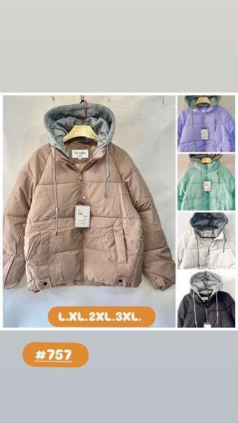 Куртка Annet (L-3XL) LO757 purple (деми)