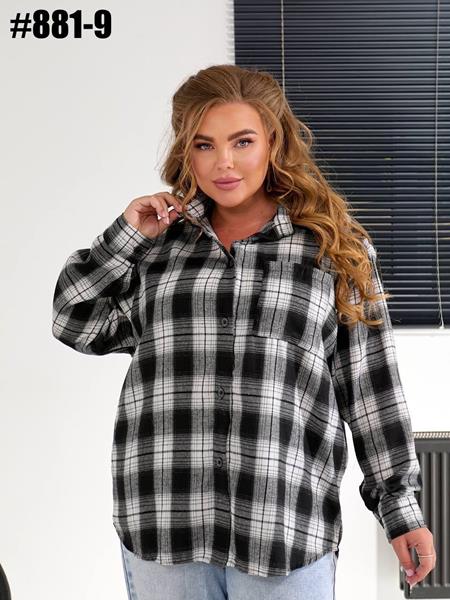 Рубашка BAT (52-56) 881-9 black (деми)